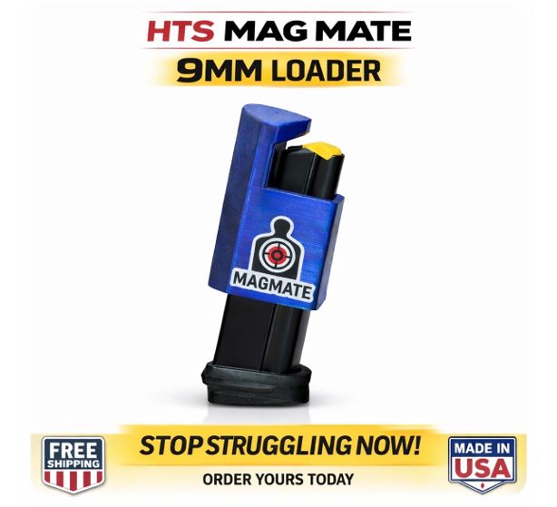 HTS MagMate™ – 9mm Magazine Loader (Made in the USA )