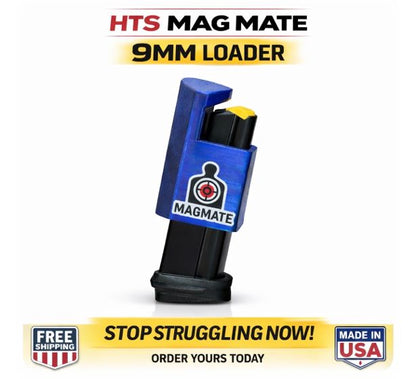HTS MagMate™ – 9mm Magazine Loader (Made in the USA )