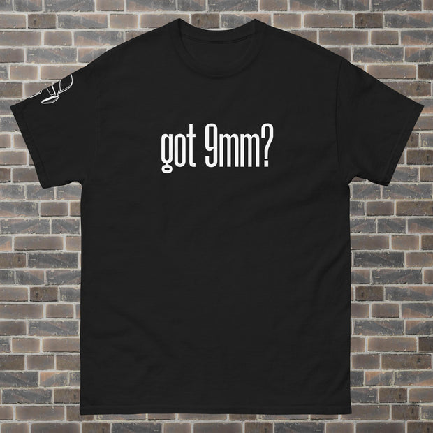 Men's classic tee got 9mm?