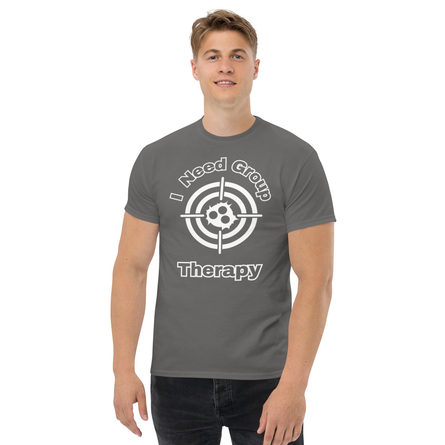 Men's classic tee " I Need Group Therapy "Show your Love of Range Time